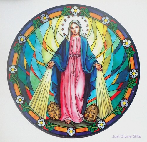 Miraculous mary suncatcher - mary,