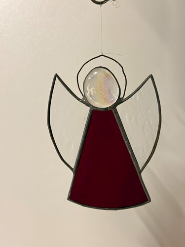 Handmade stained glass angel - handmade,