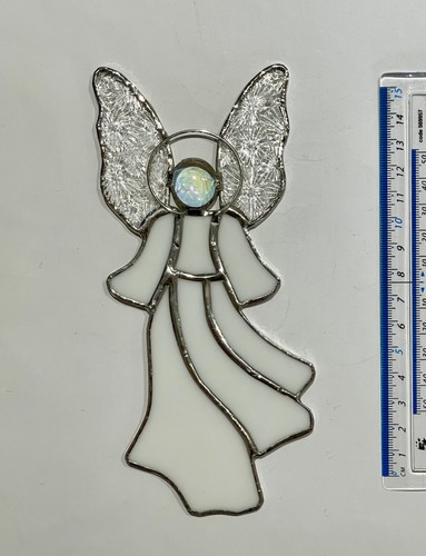 Stained glass angel sun - glass,