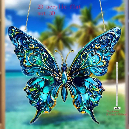 Sapphire blue butterfly - sapphire,