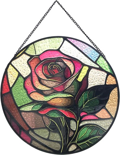 Hanging stained glass - stained, sun