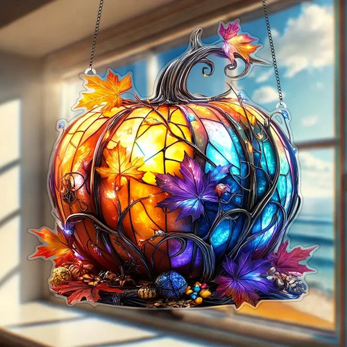 Colourful pumpkin autumn - pumpkin,