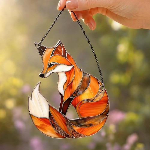 Fox suncatcher ornament - suncatcher,