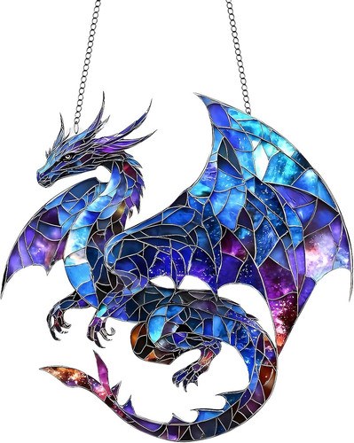 Dragon dreamcatcher suncatcher - dragon,