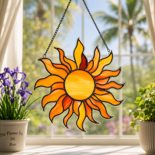 Sun acrylic suncatcher - acrylic,