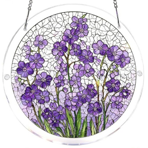 Puzzle sun catcher stained - catcher,