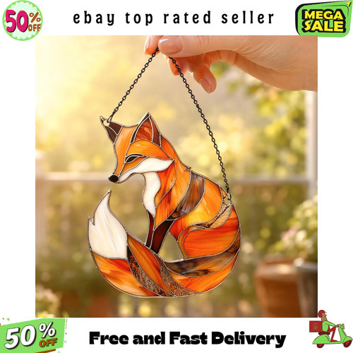 Fox suncatcher ornament - fox,