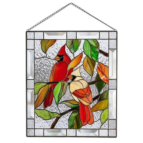 Handmade stained window panel - stained,