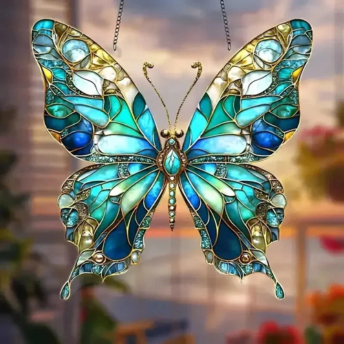 Garden emerald butterfly open - garden,