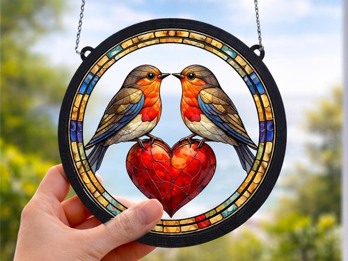 Robin window suncatcher - window, –