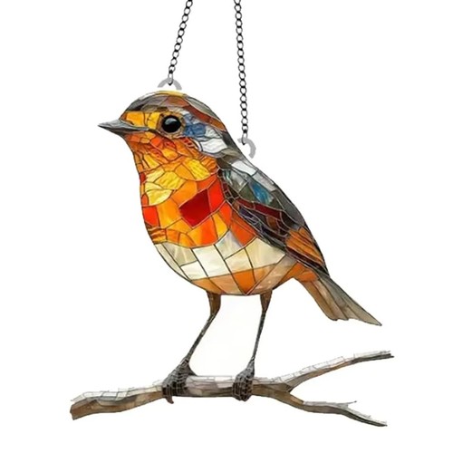 Large robin bird twig - large,