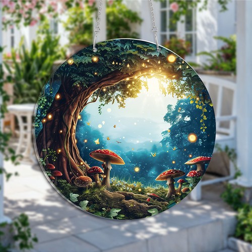 Dreamy tree life suncatcher - tree, of