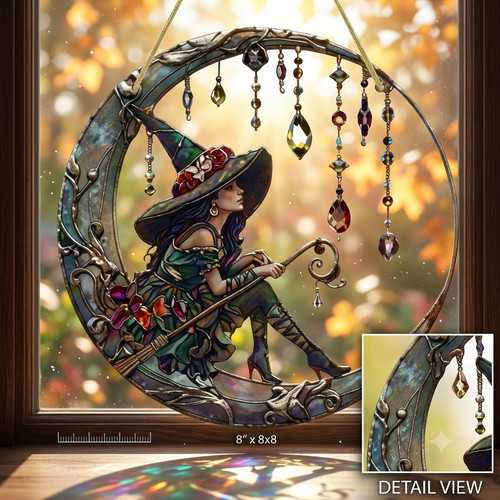 8x8 moonlight witch acrylic - 8x8,