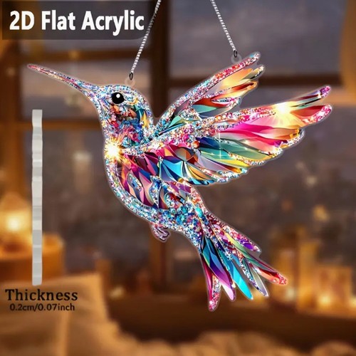 Elegant crystal bird stained - elegant,