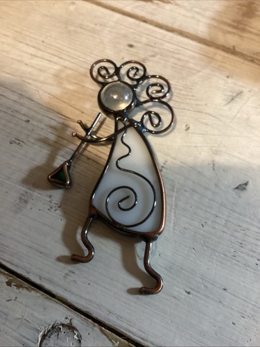 Metal and glass suncatcher - metal,