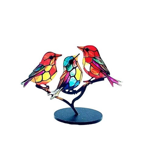 Large robin bird suncatcher - robin,