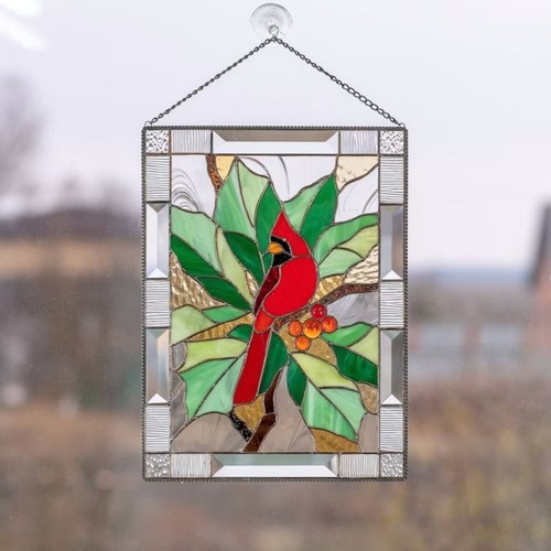 Handmade stained window panel - stained,