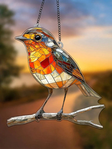 Large robin bird - large,