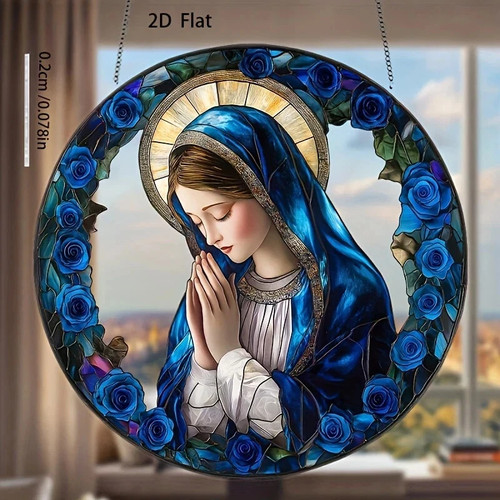 Religious praying blue peace - blue,