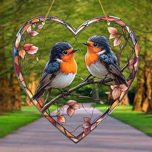 Twin robin branch garden - robin,