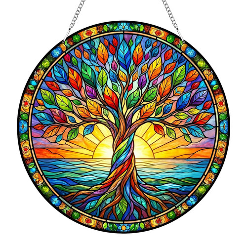 Stained glass window - stained,
