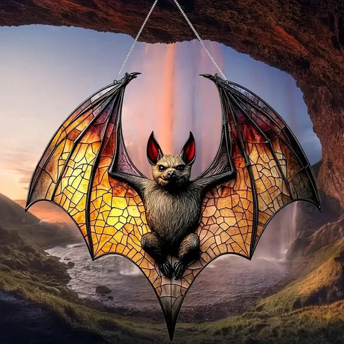 Bat wings open - wings,